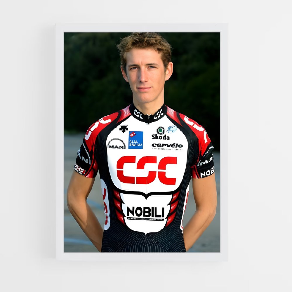 Poster L'Élan de Schleck – affiche Cyclisme (vue 3)